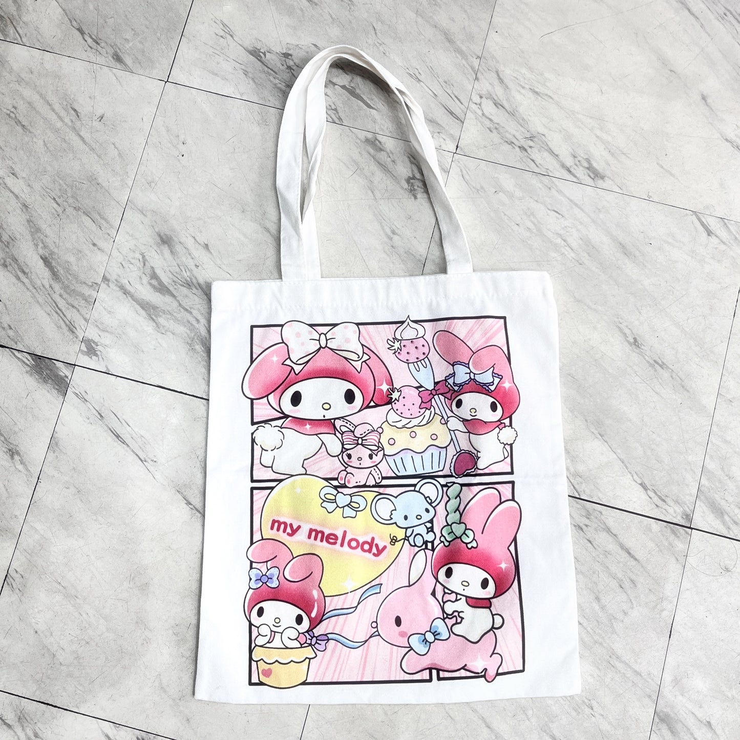 Tote bag blanca my melody