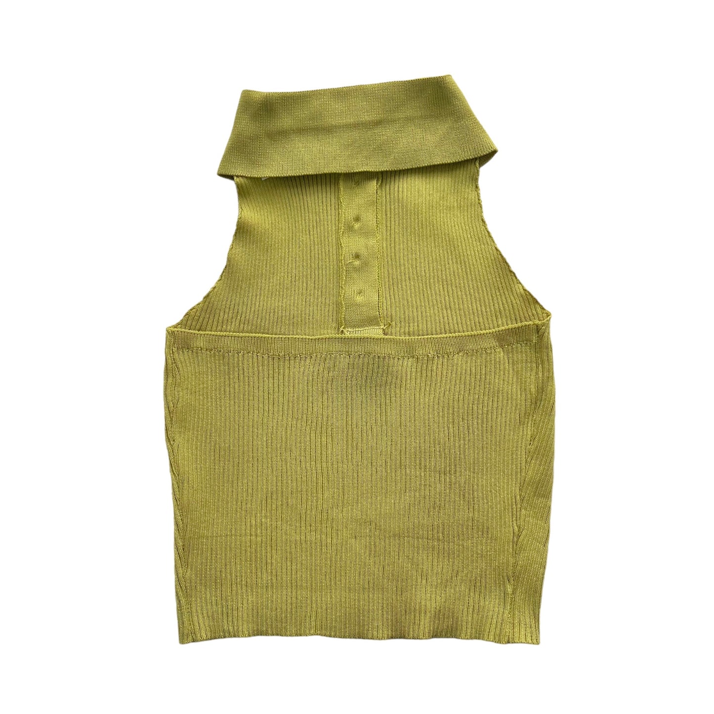 Blusa con cuello verde
