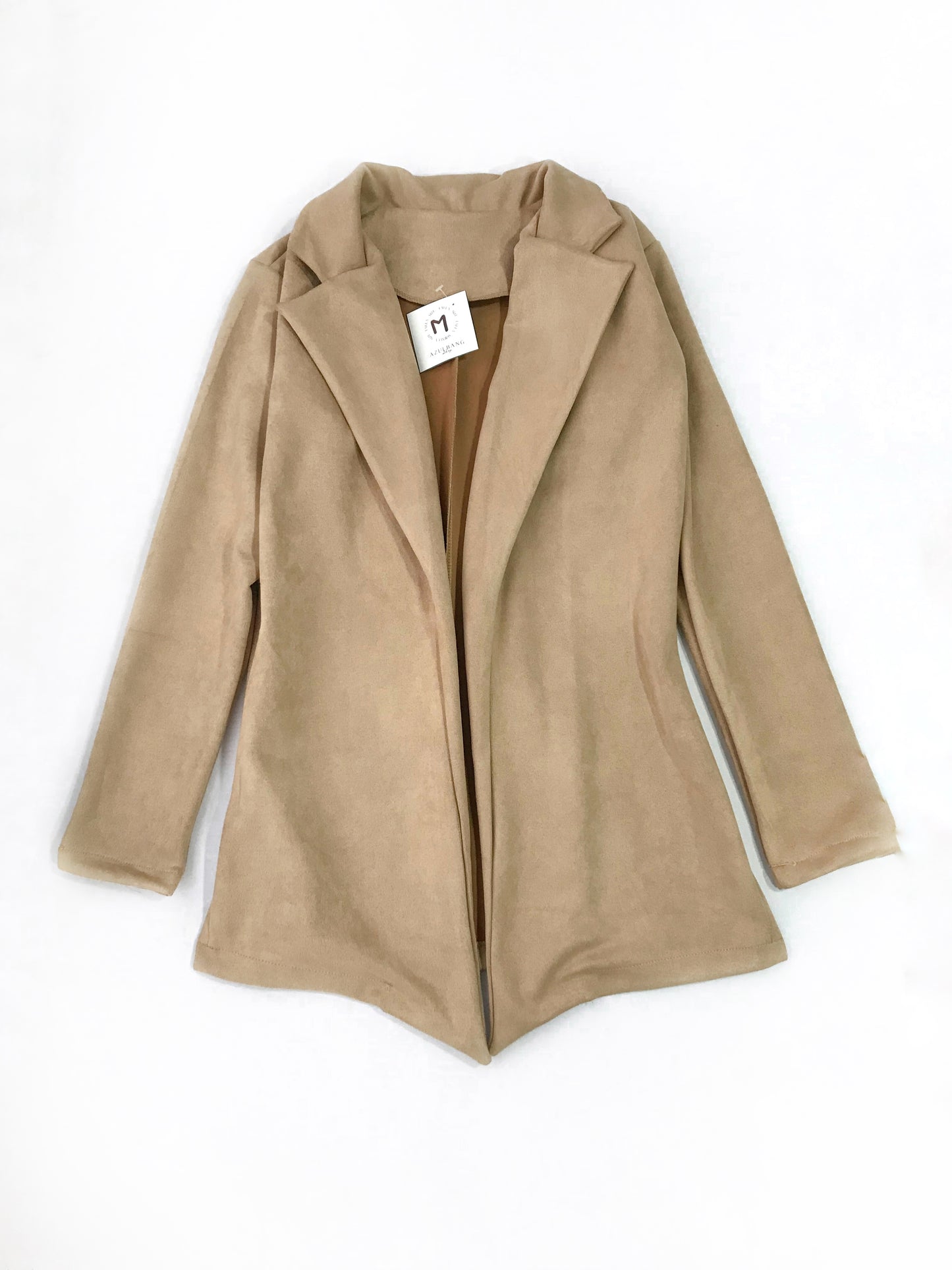 Blazer gamuza beige