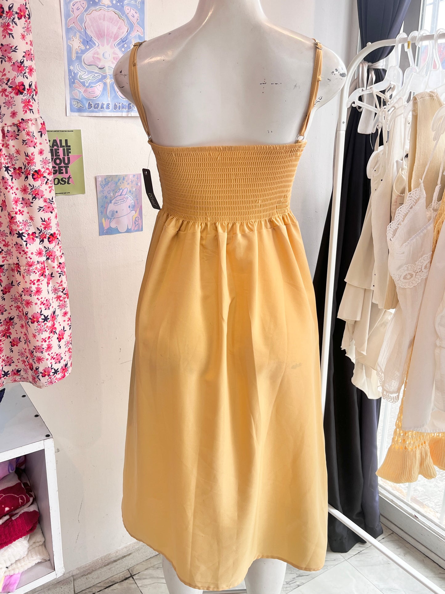 Vestido picnic amarillo