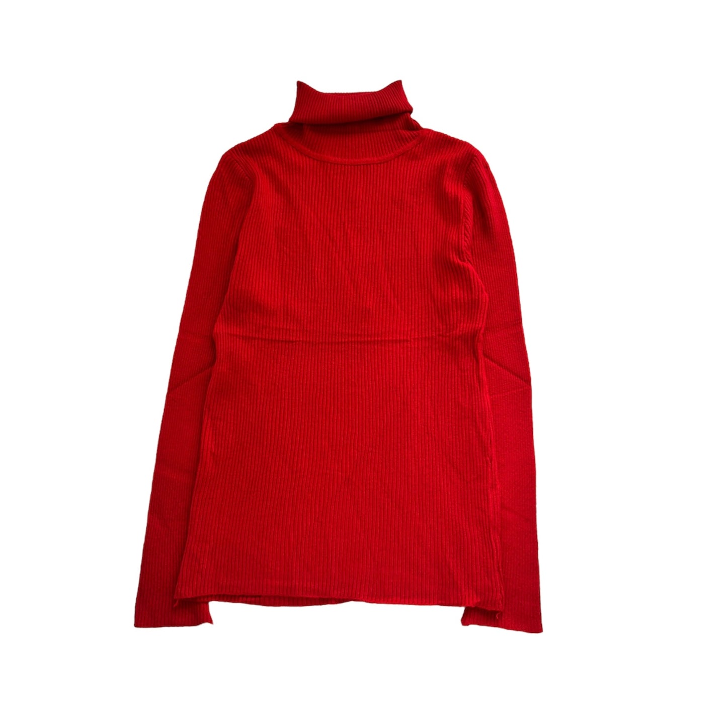 blusa roja turtleneck