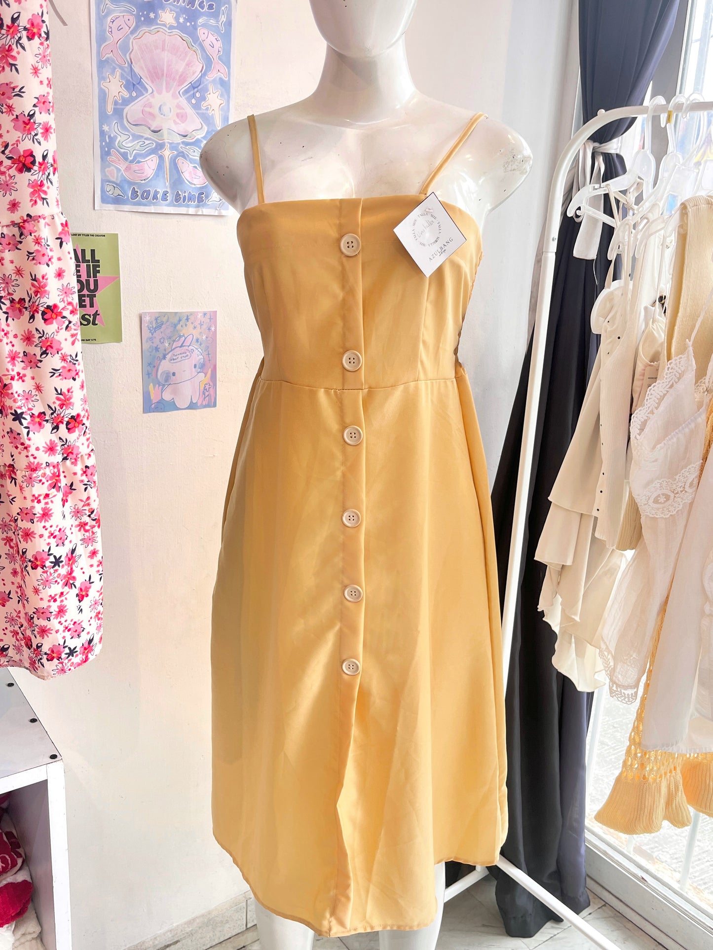 Vestido picnic amarillo