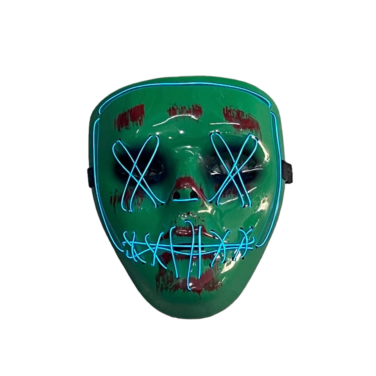 Mascara led azul y verde