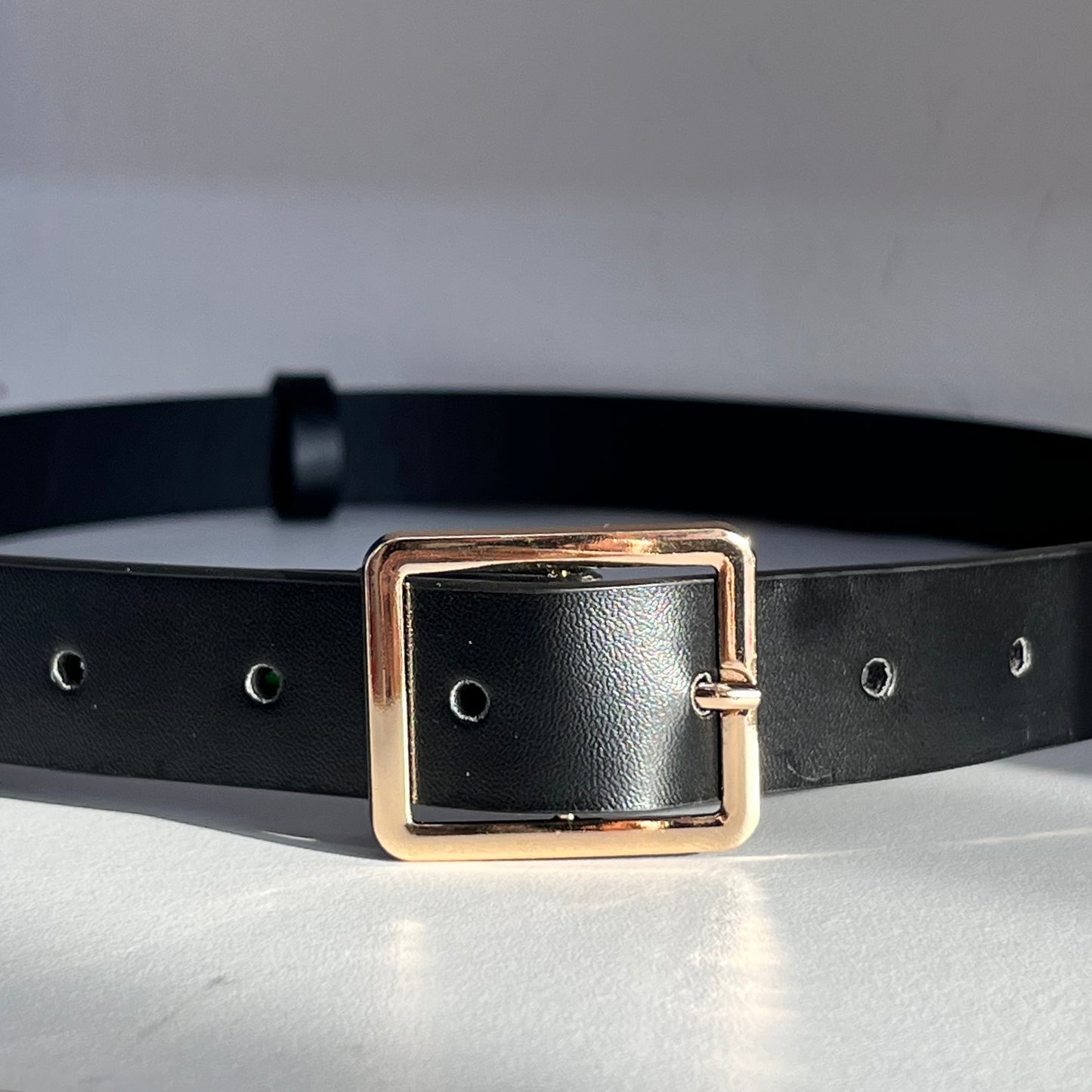 Cinturón hebilla rectangular