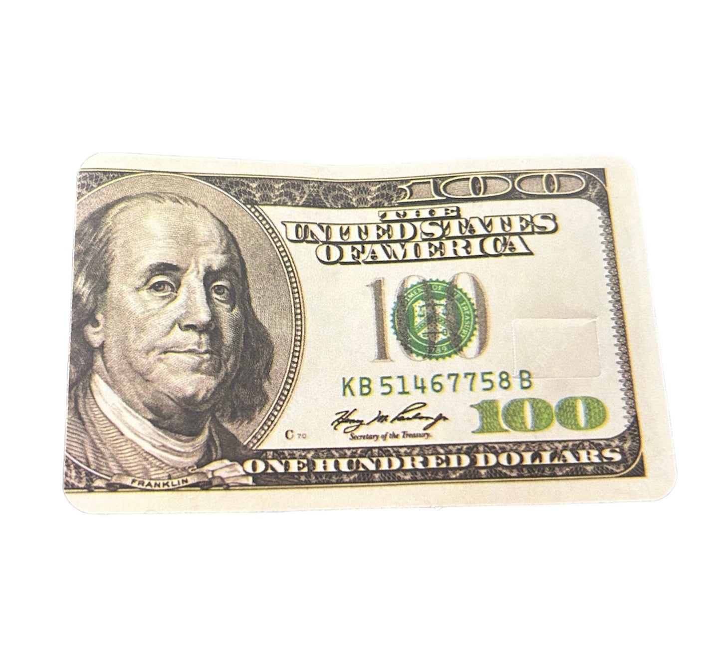 Sticker one dollar