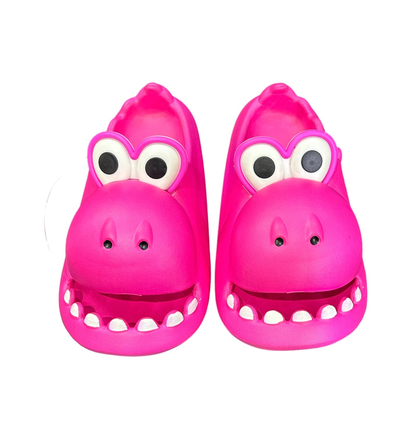 Sandalias cocodrilo rosa