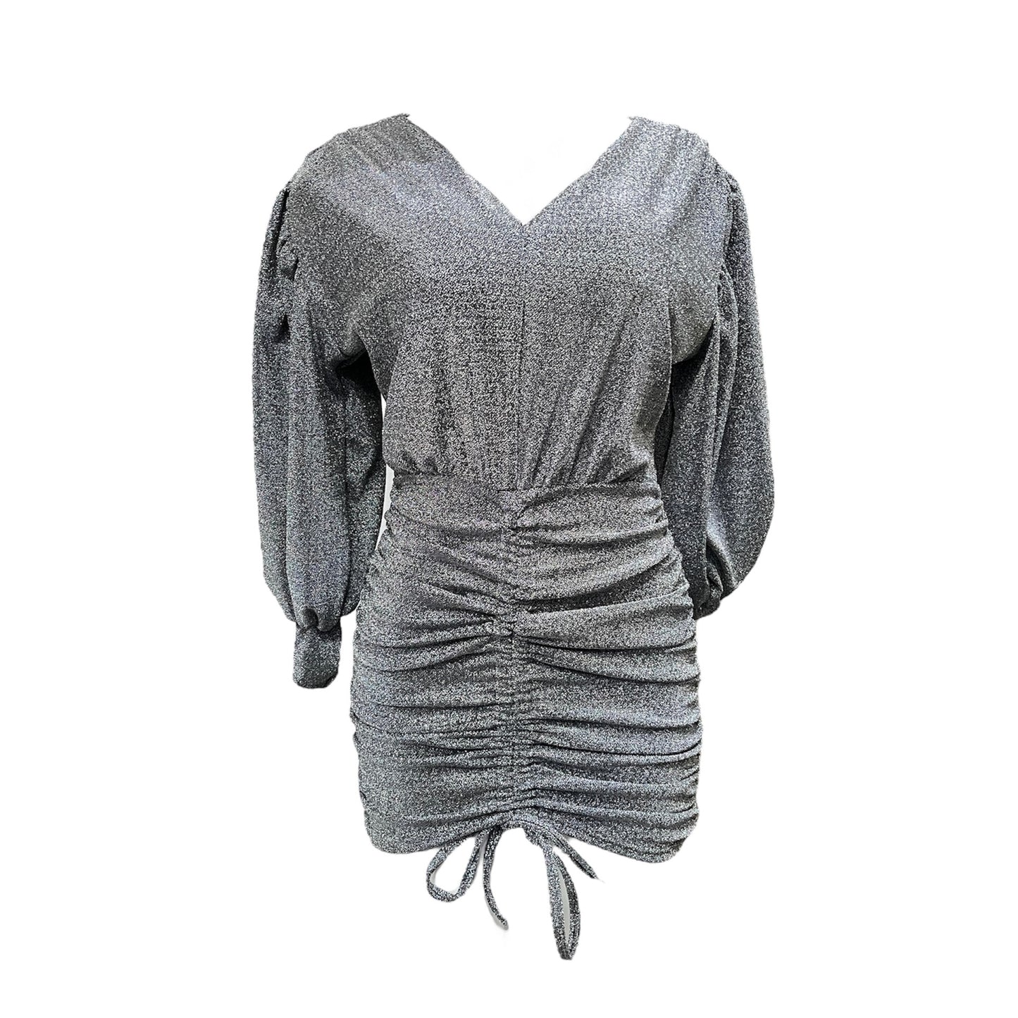 Vestido brillante corrugado