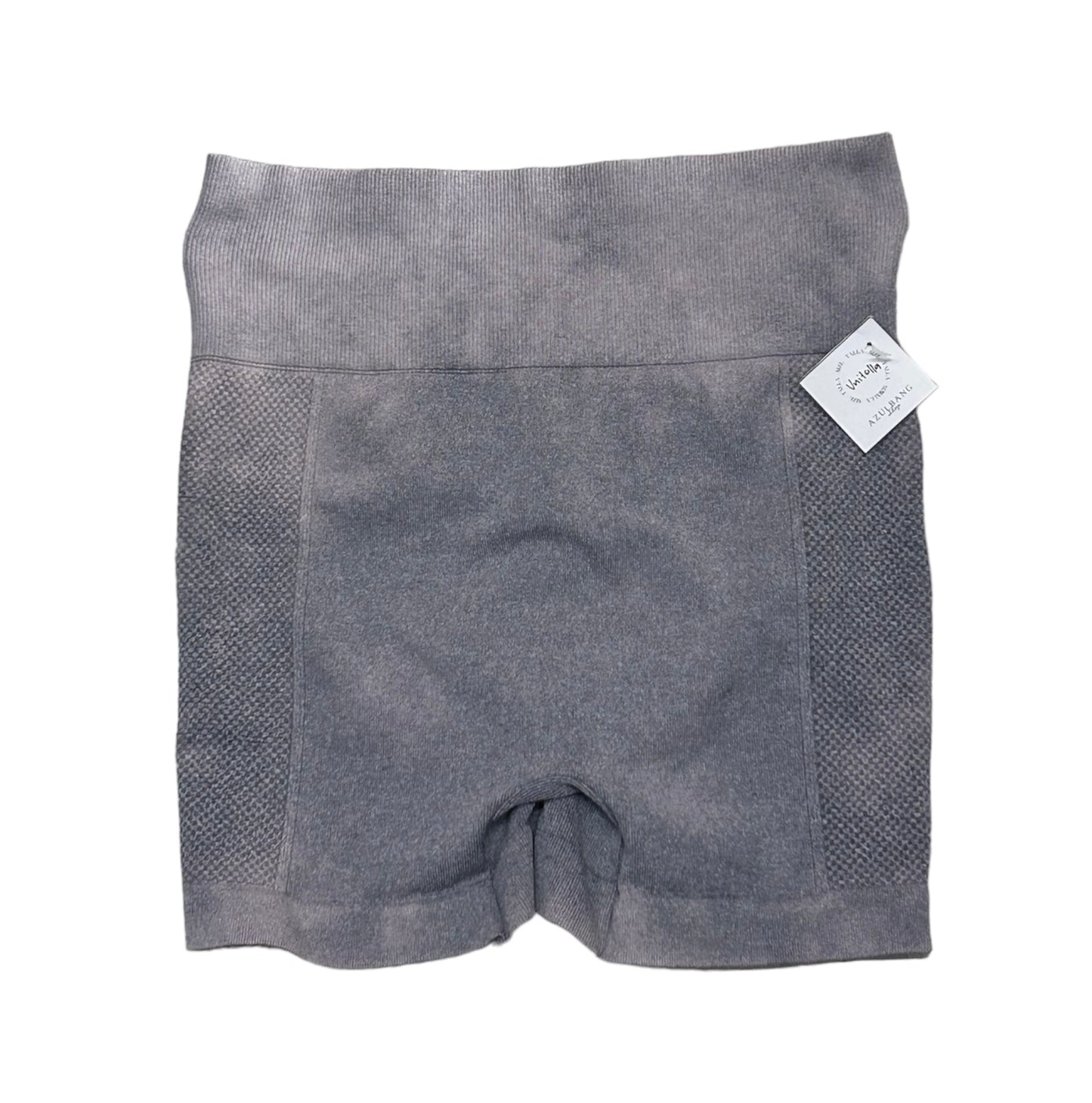 Short licra corto deslavado gris