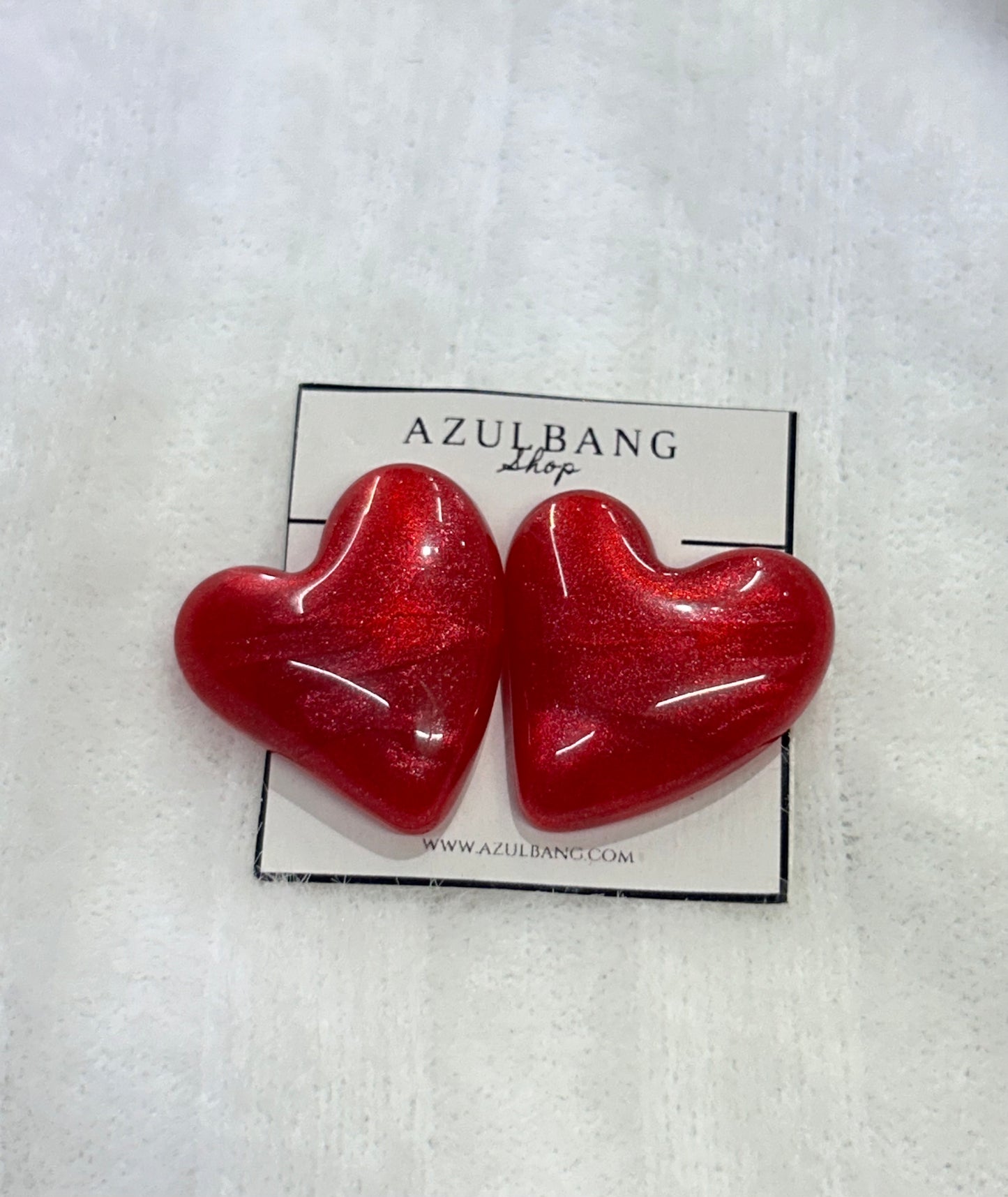 Aretes san valentin dulce