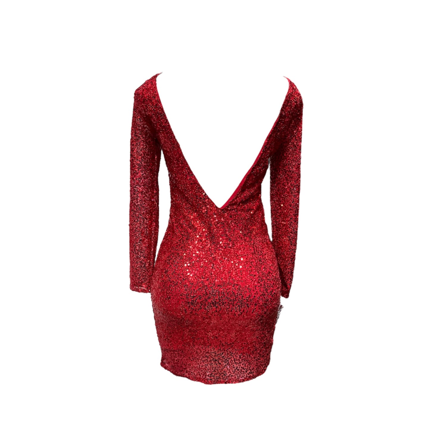 Vestido glamour rojo