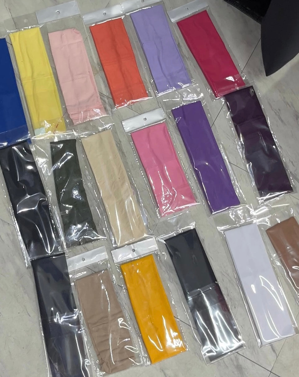 12 piezas bandas colores