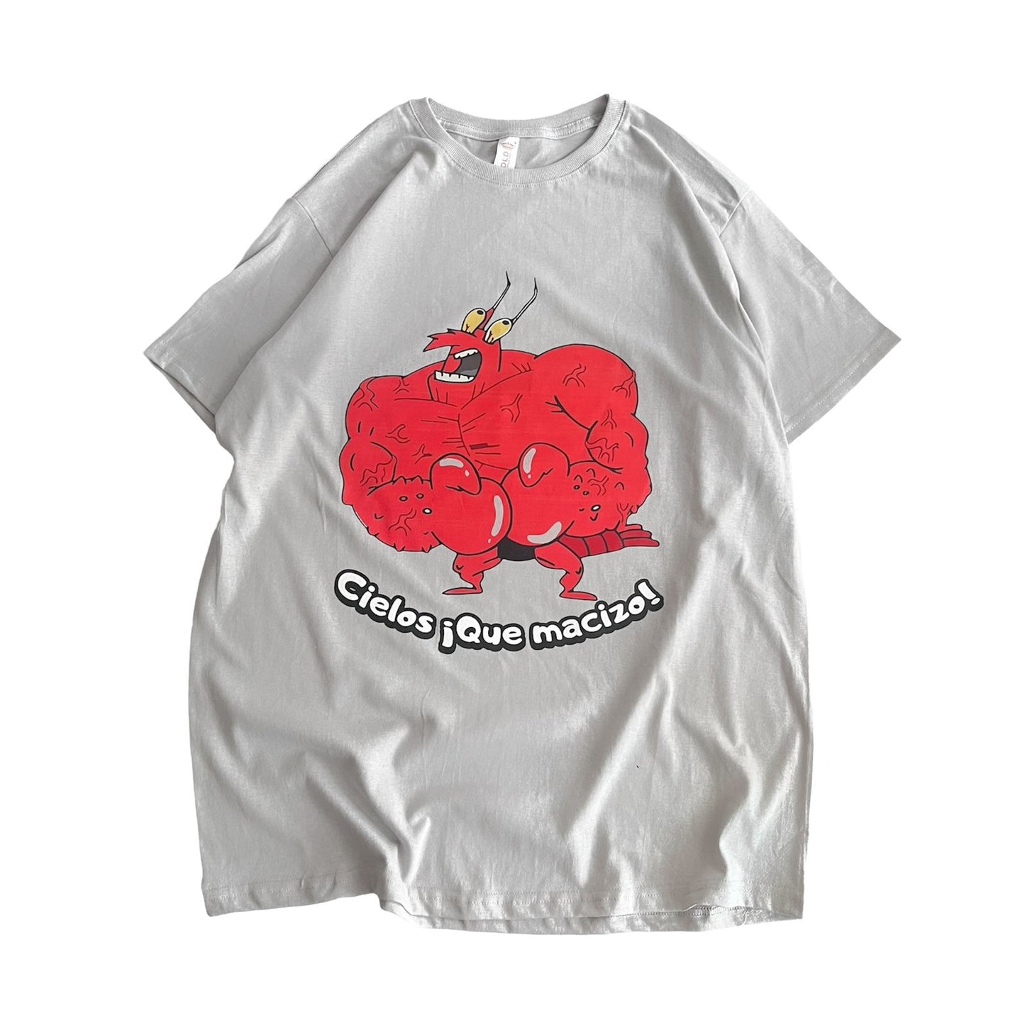 Playera oversized gris