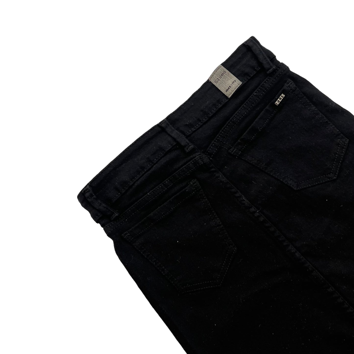 Falda mezclilla negra