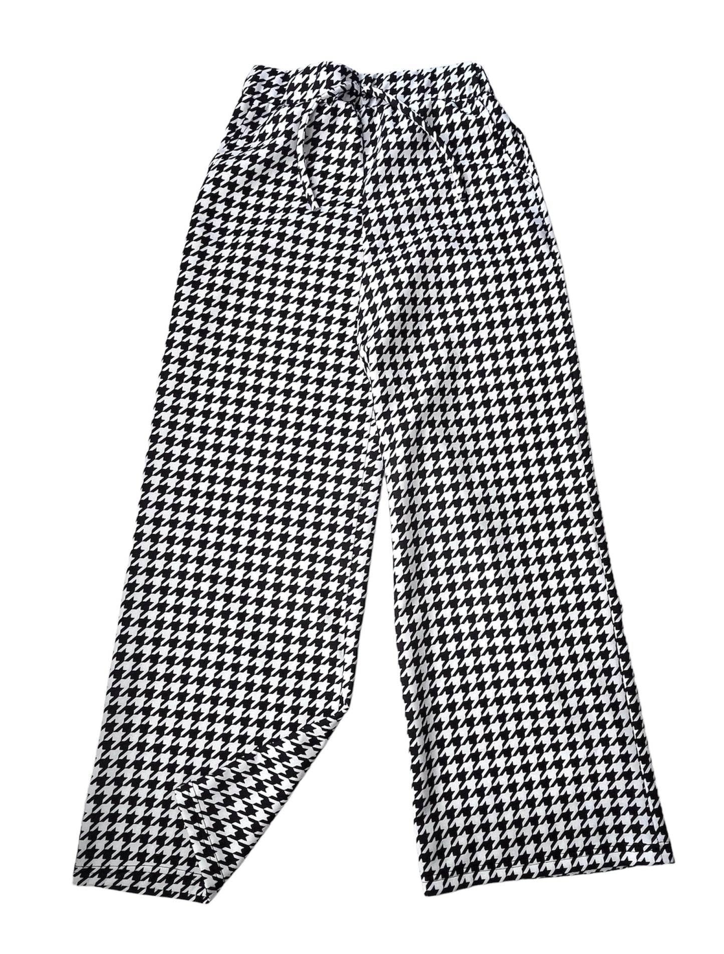 Pantalón recto estampado estrella