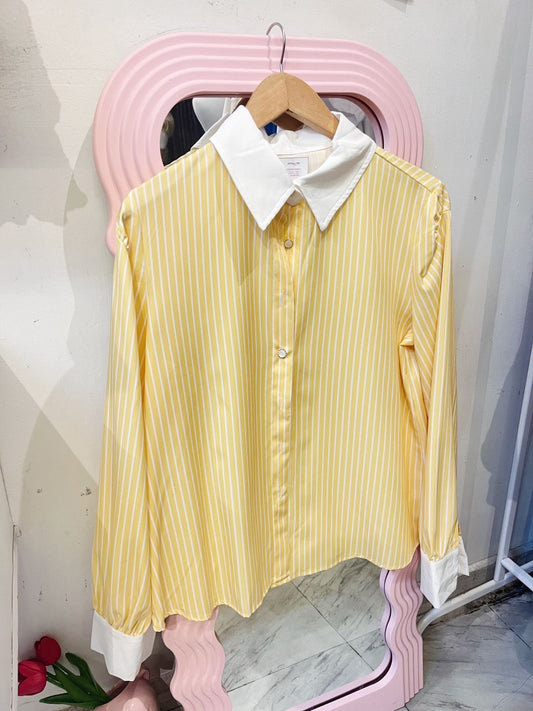 Camisa formal amarillo