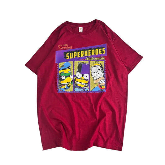 Playera superhéroes Simpsons