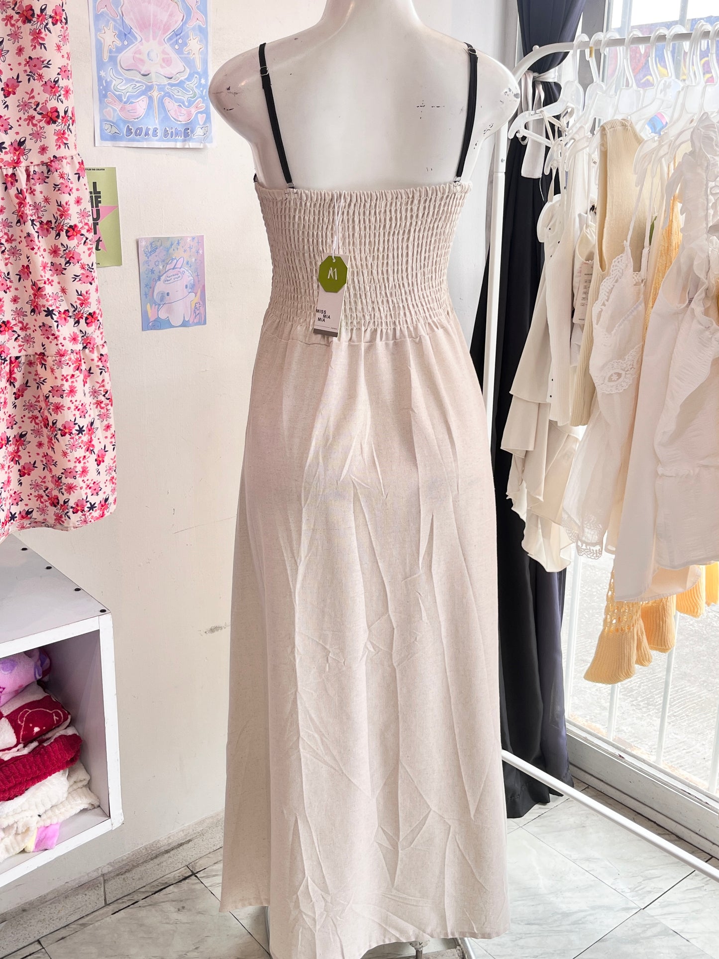 Vestido manta larga