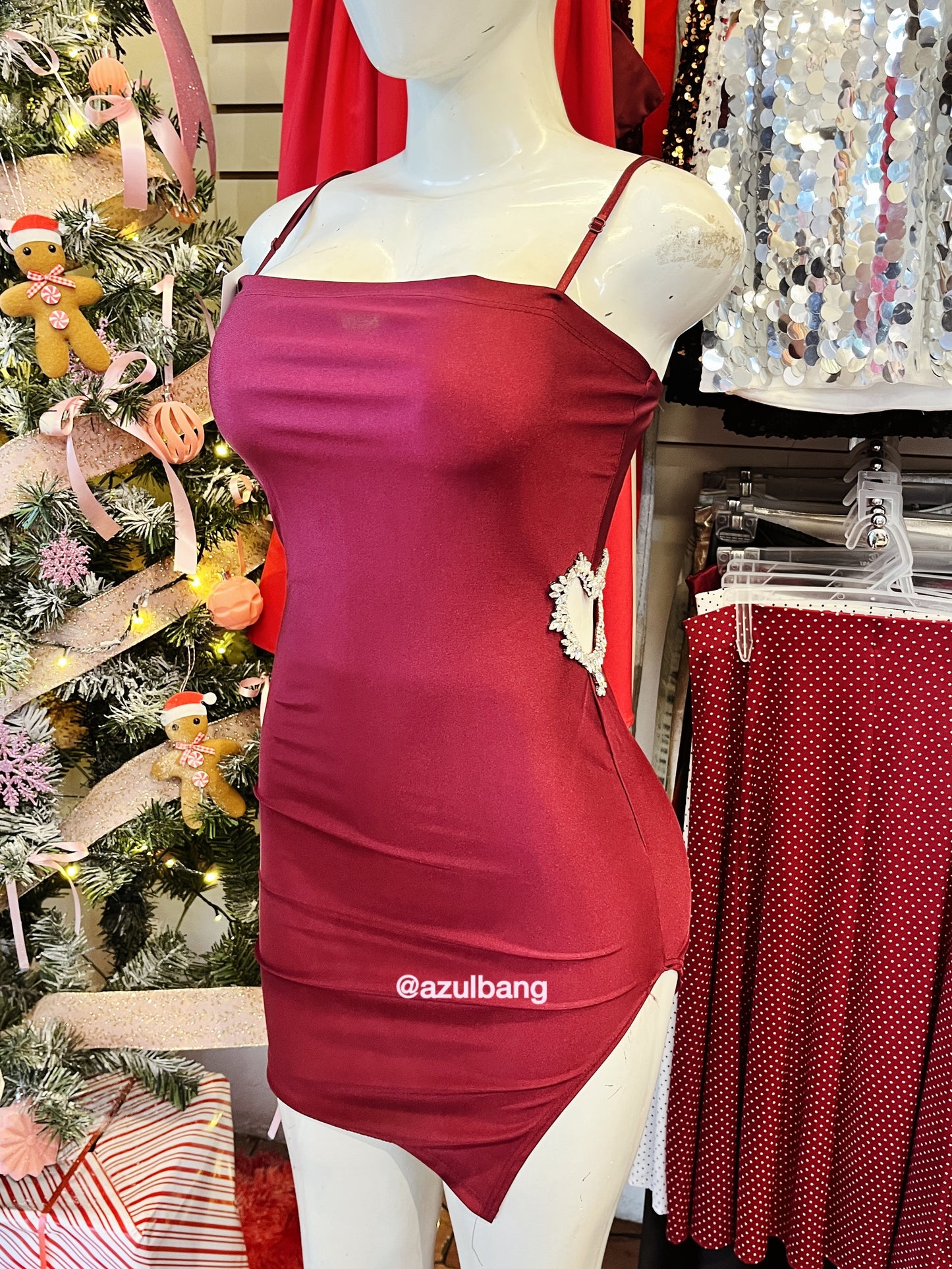 Vestido romantic rojo