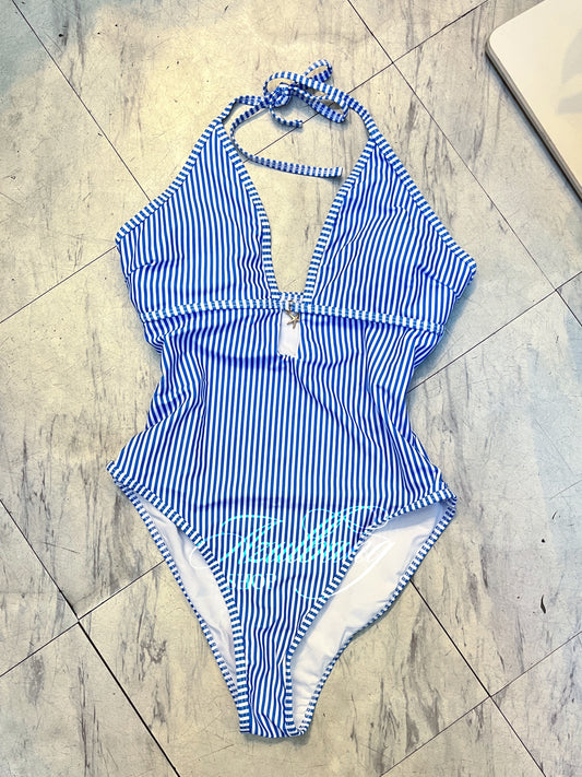 Traje de baño completo rayas