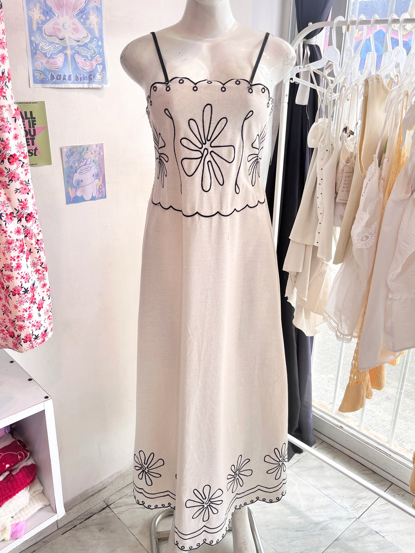 Vestido manta larga