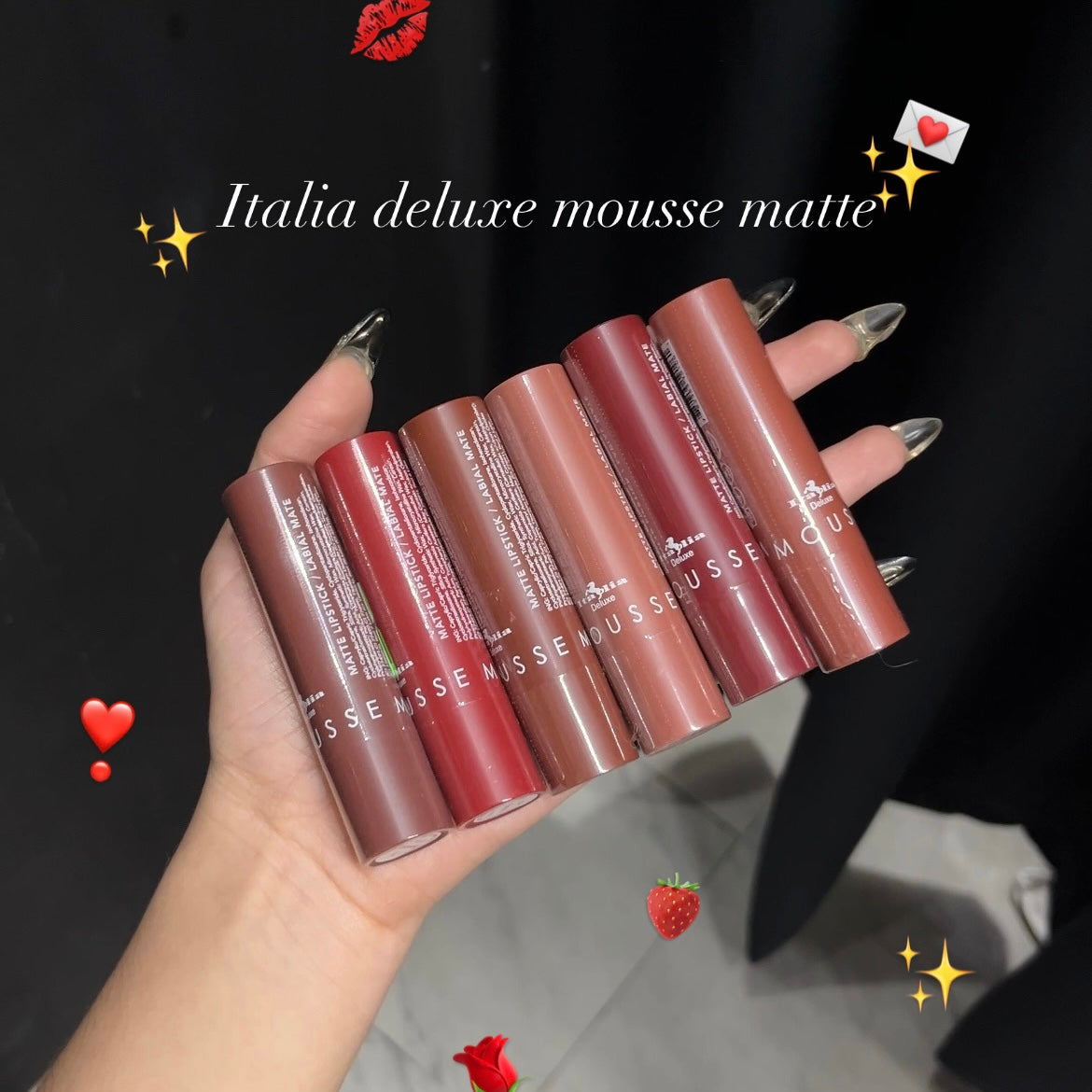 Labial italia deluxe mousse matte