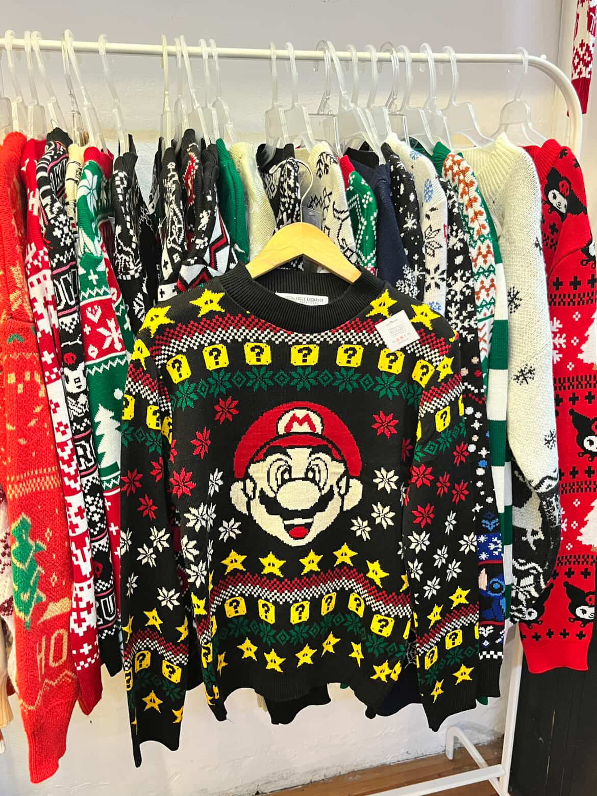Suéter navideño Mario bros
