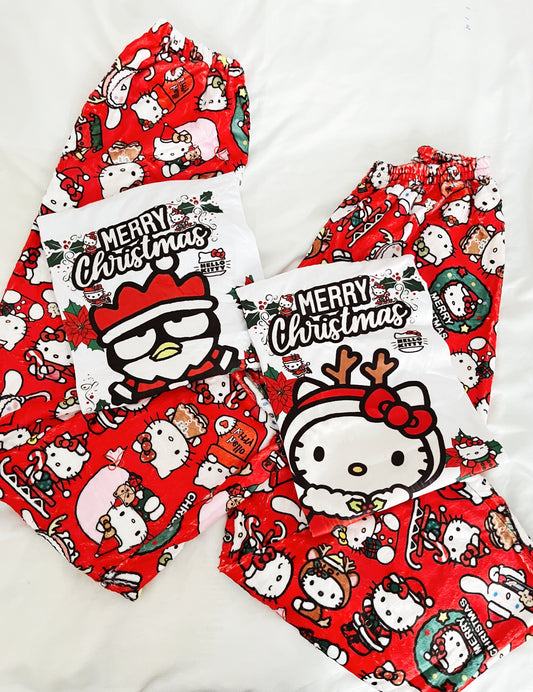 Pijama navideña dúo hello kitty