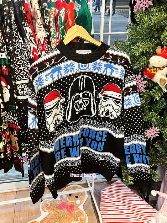 Suéter navideño Star Wars Azul