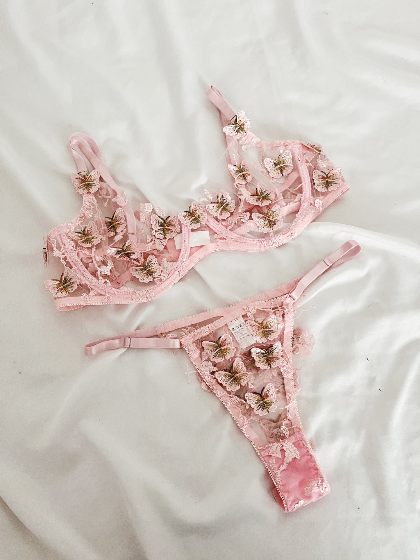 Set lencería floral rosita