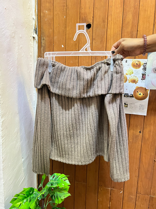 Blusa otoño café