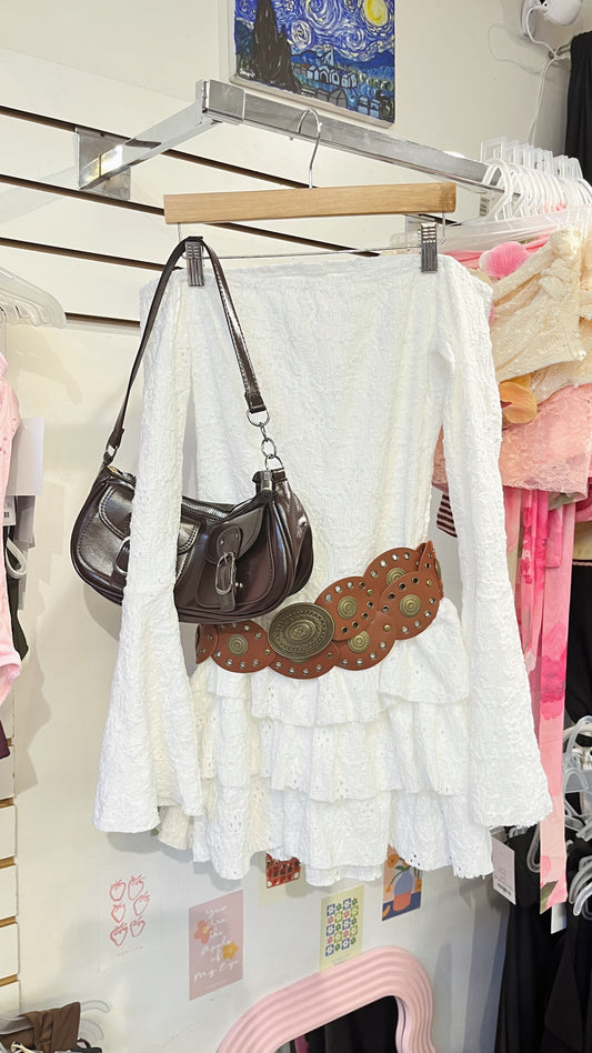 Vestido strapple cowboy