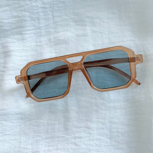 Lentes vintage cafe transparente