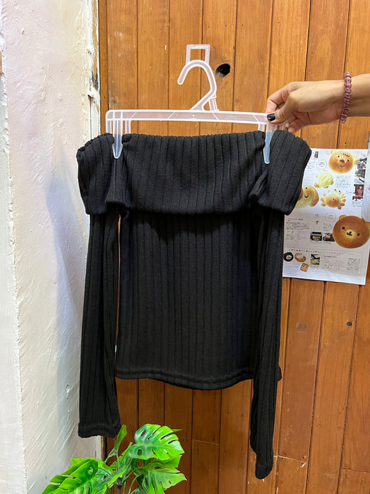 Blusa otoño negra