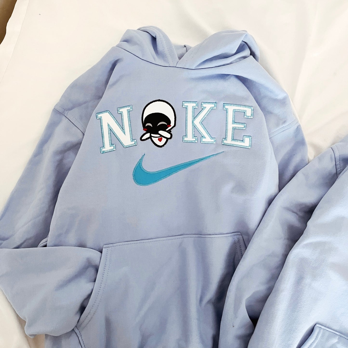 Hoodie dúo walle y eva azul