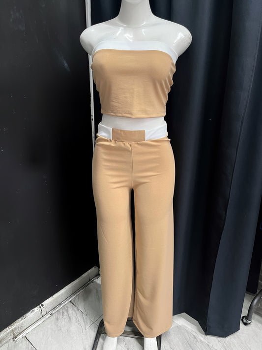 Conjunto 2 pzas beige