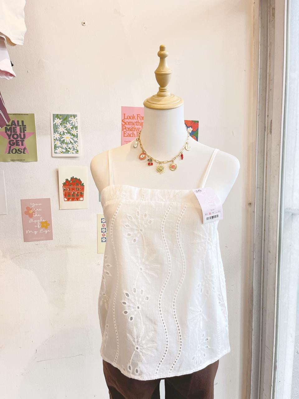 Blusa Blanca Flor