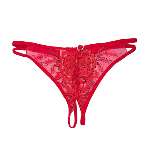 tanga abertura roja