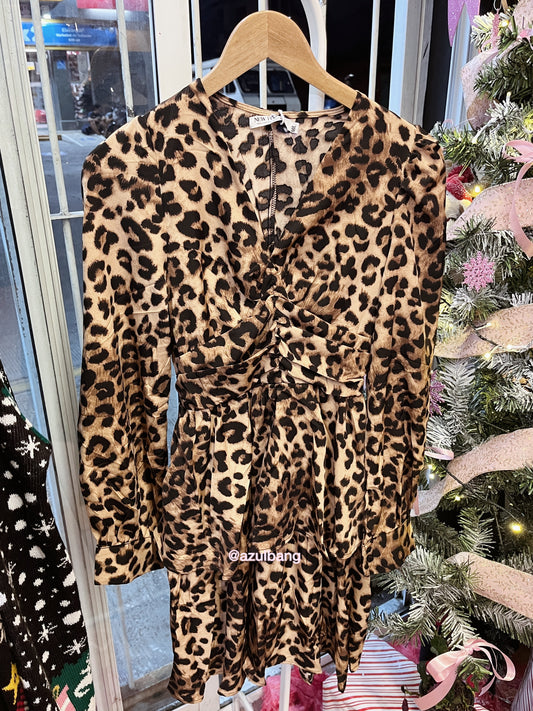 Vestido animal print