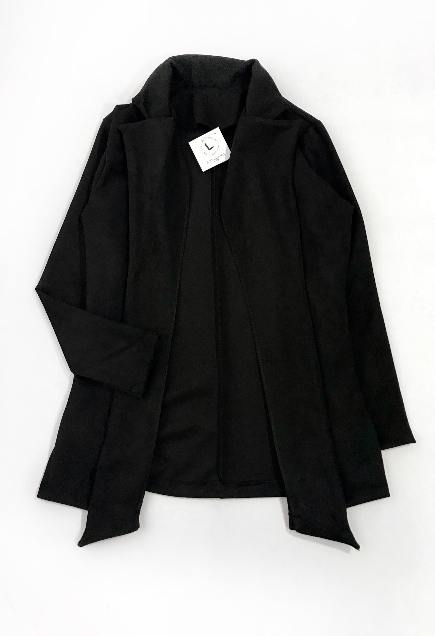 Blazer gamuza negro