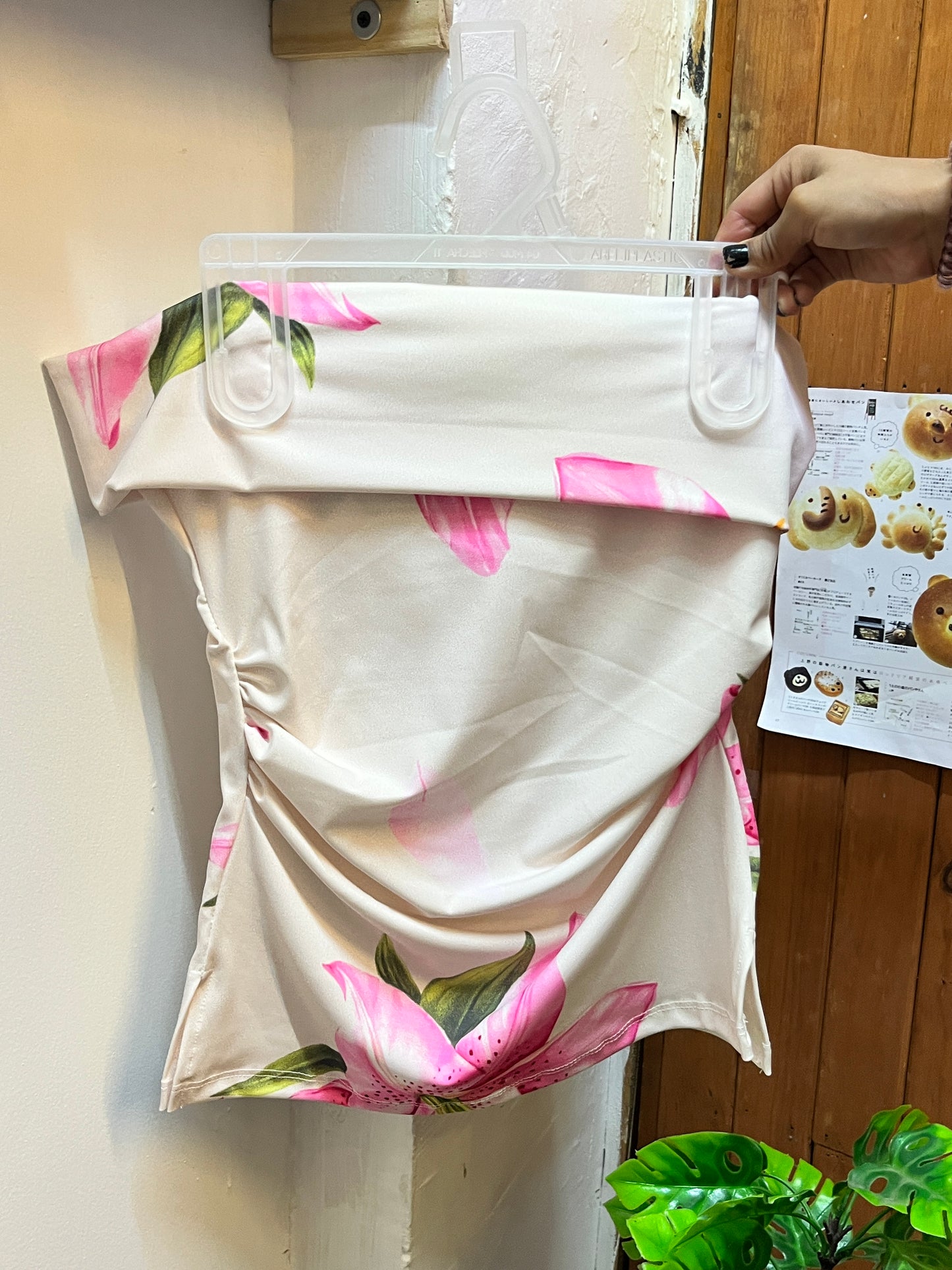 Blusa strapple floral