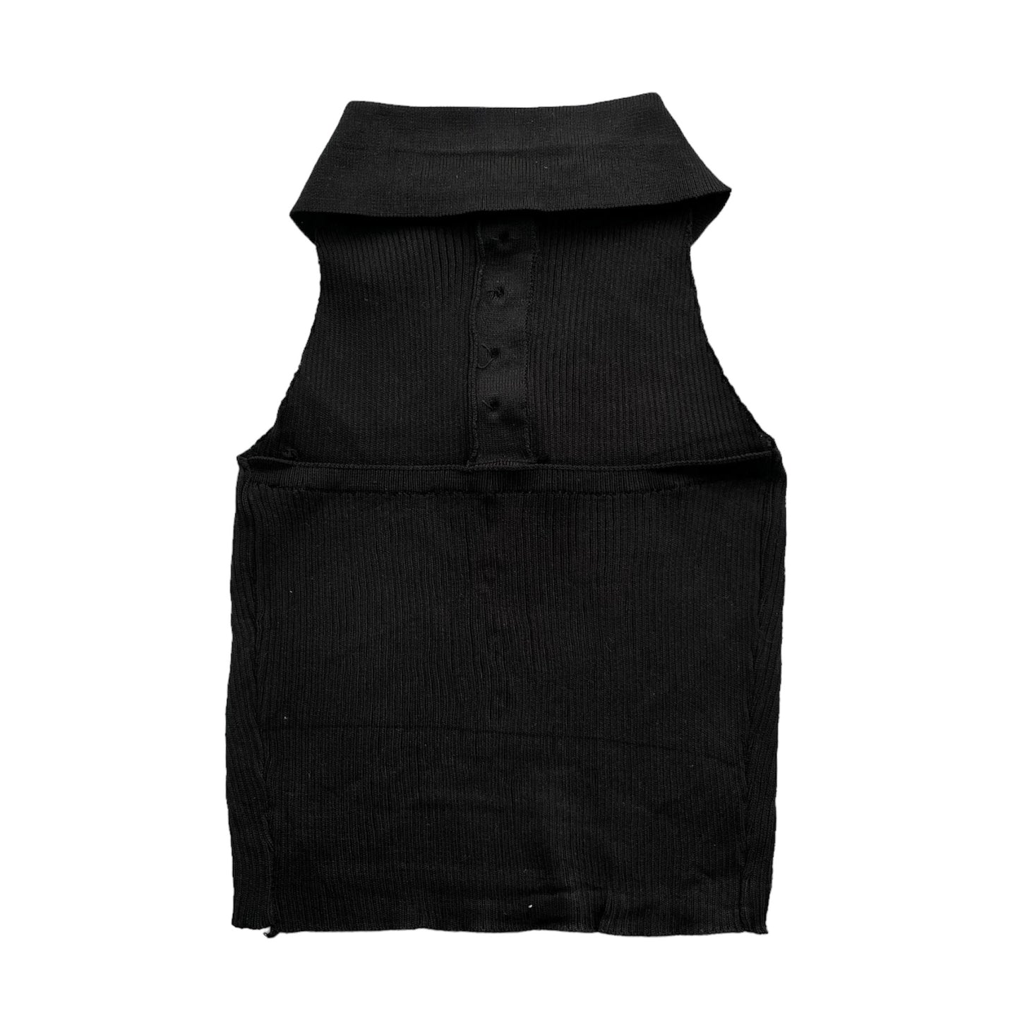 Blusa con cuello negro