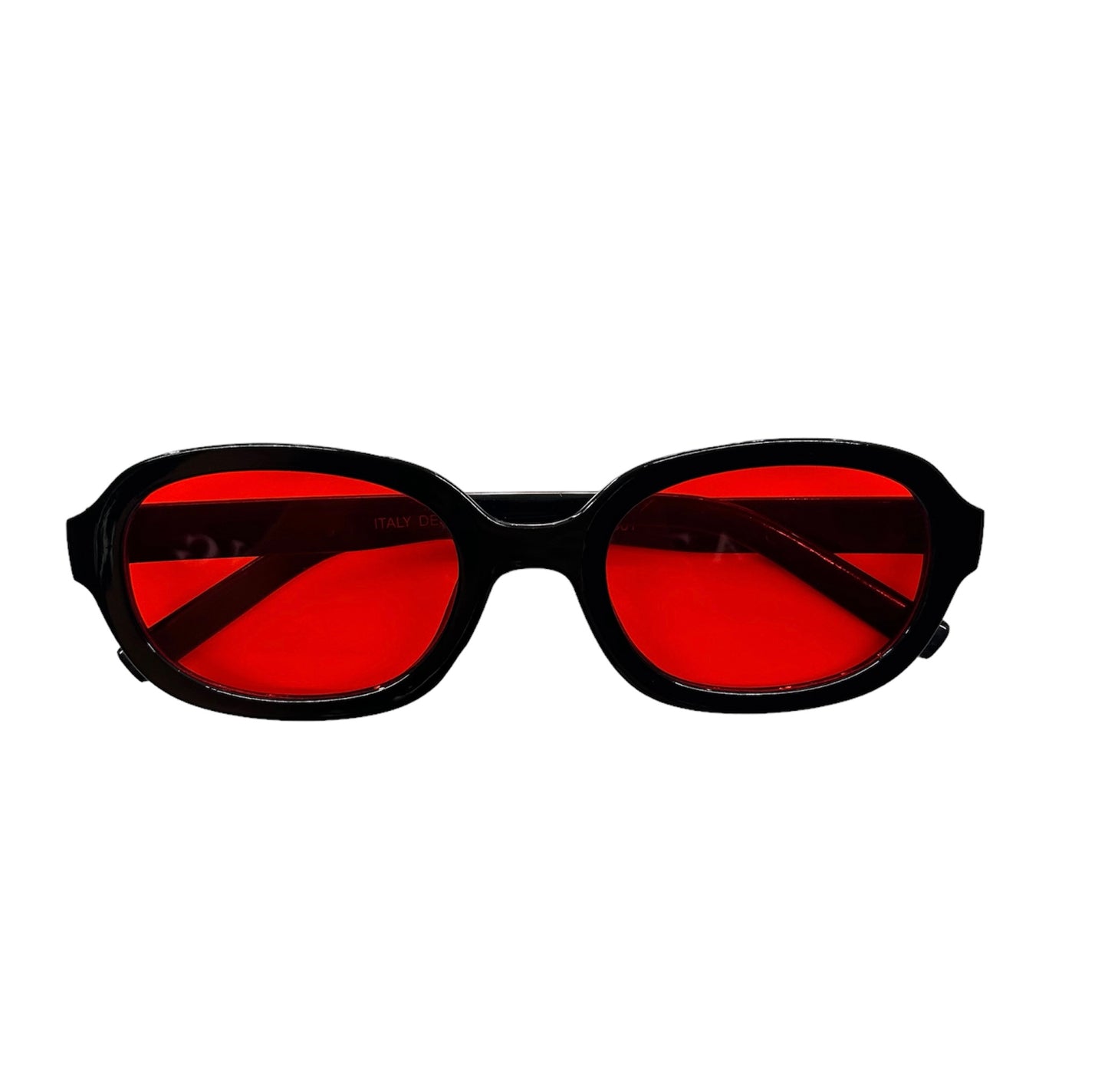 Lentes fam negro & rojo