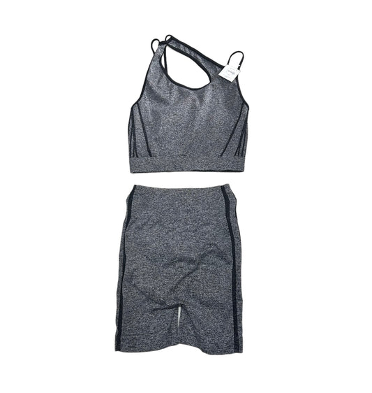 Conjunto deportivo biker gris