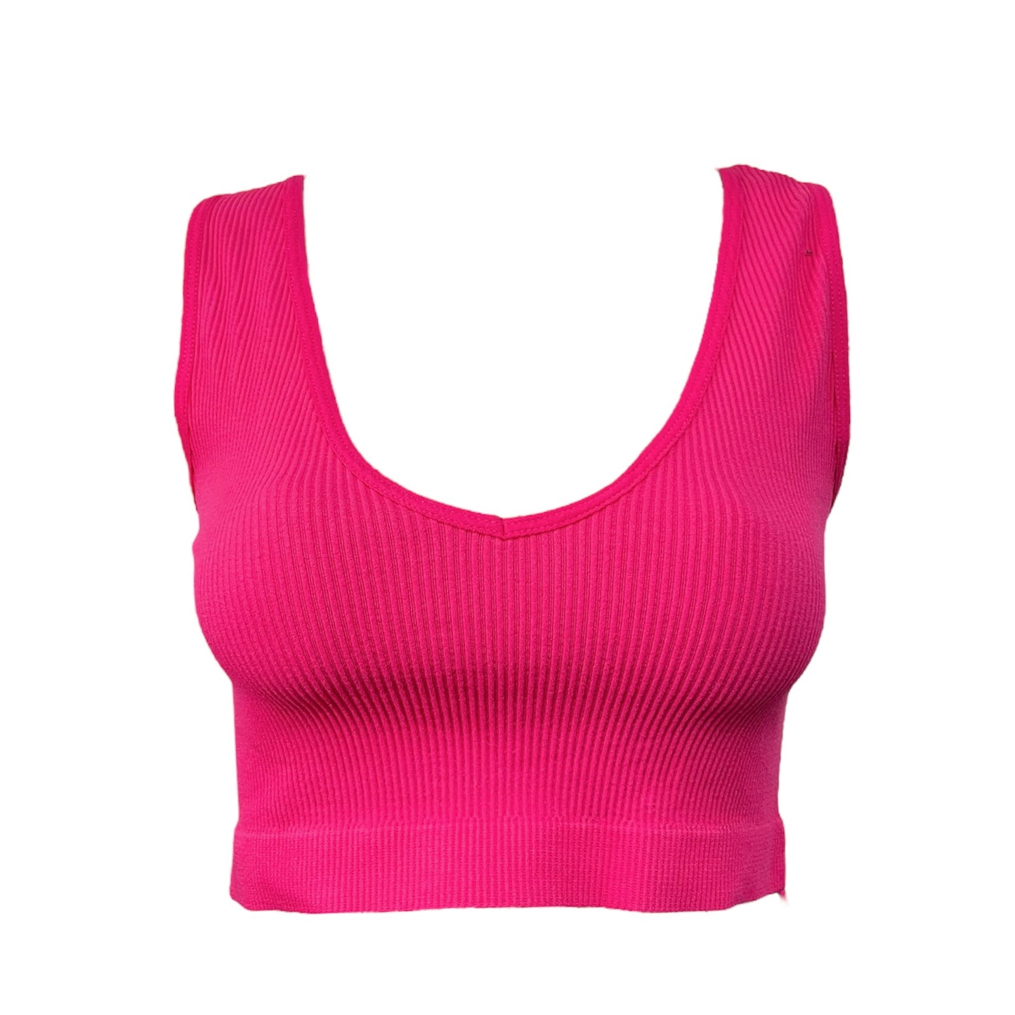 Blusa top licra rosa