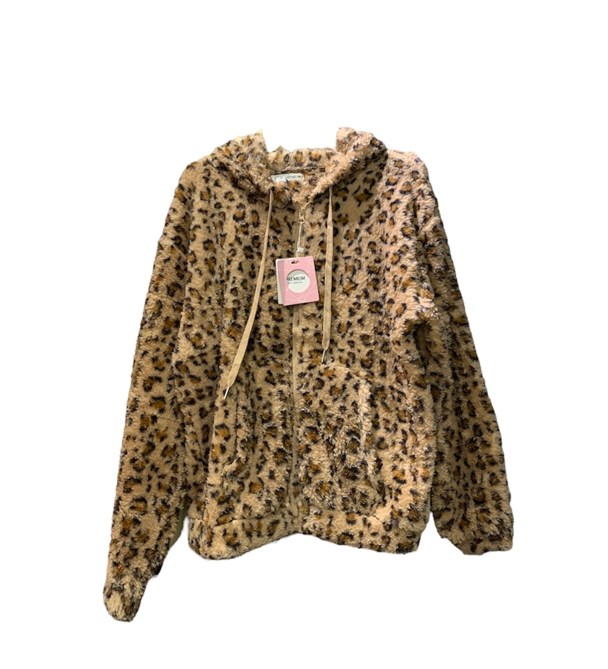 Chamarra animal print brown