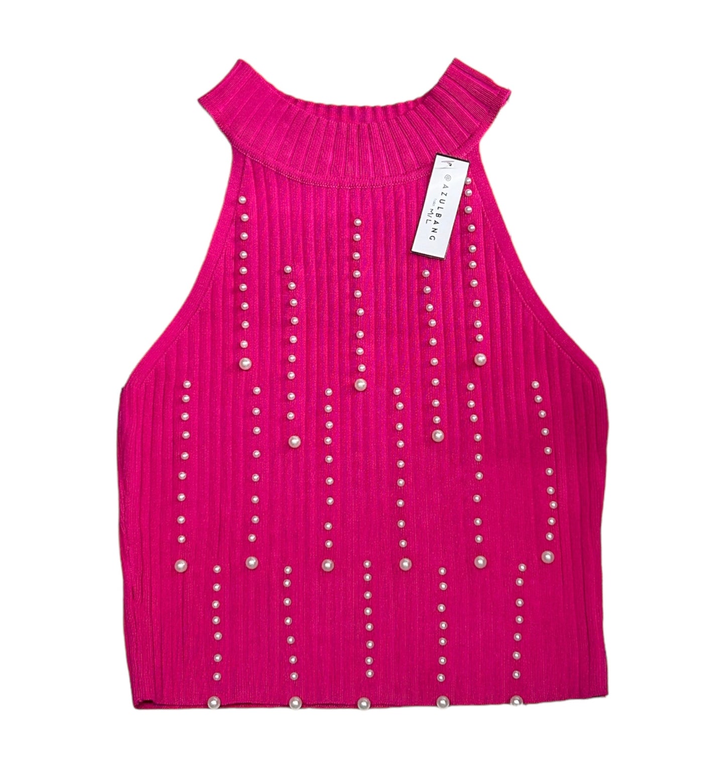 Blusa perlas rosa