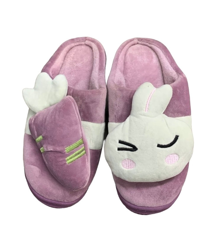 Pantufla conejito lila