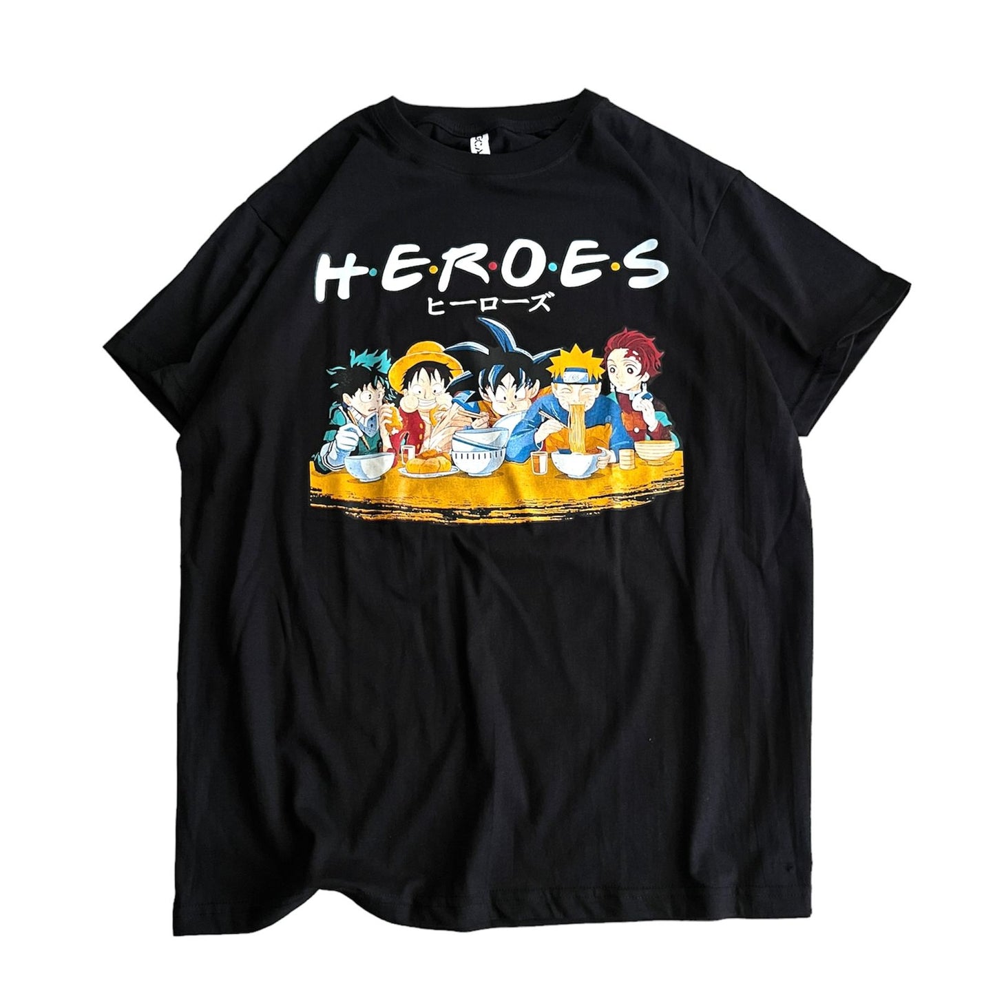 Playera oversized heroes