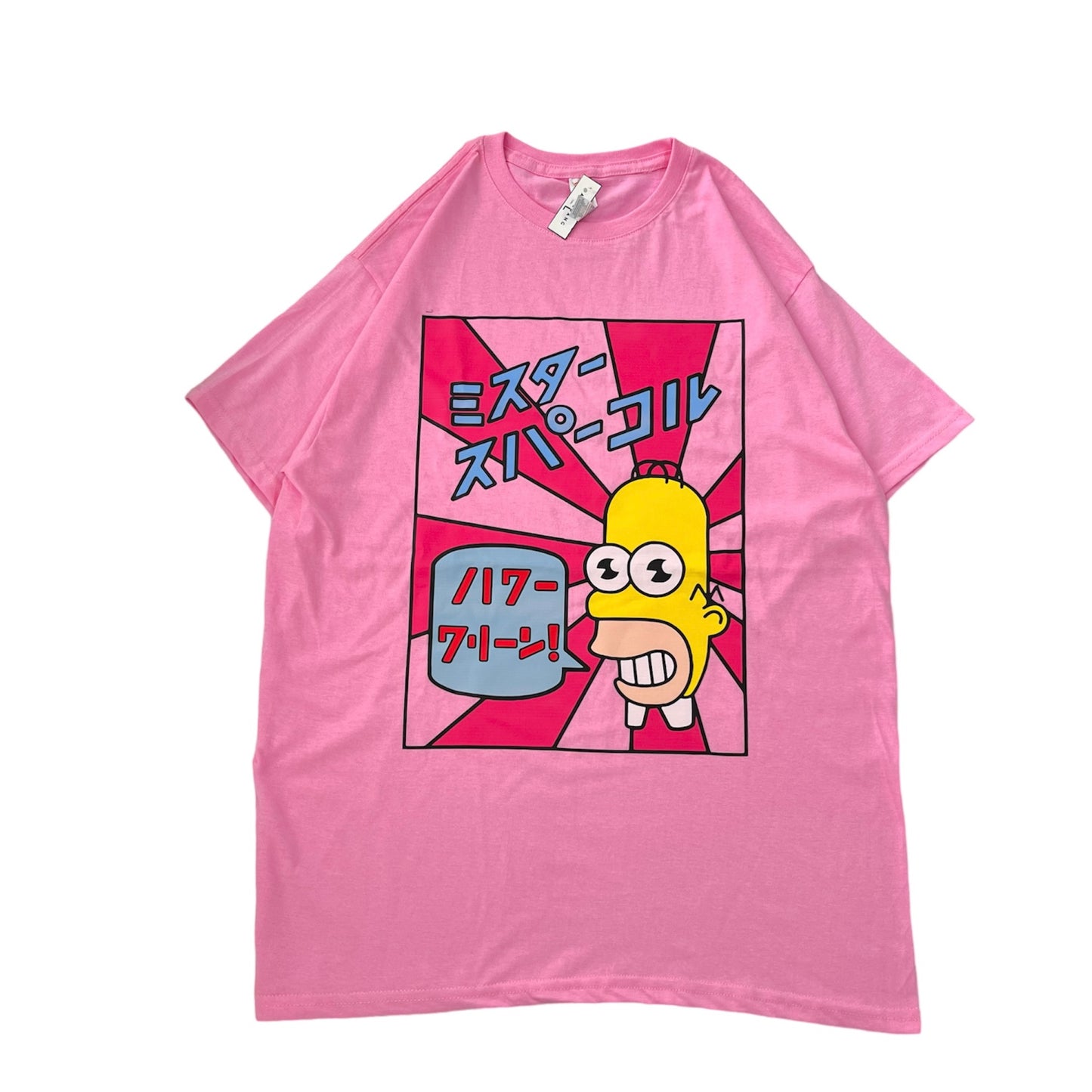 Playera animada rosa